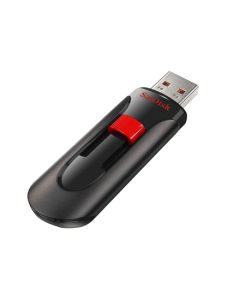 Sandisk Flash Drive Cruzer Glide 32 GB, USB 2.0, Black, Red