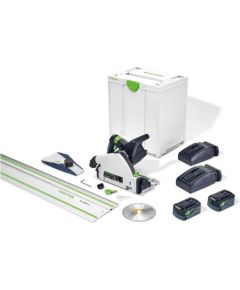 Akumulatora ripzāģis Festool TSC 55 5,2 KEBI-Plus/XL-FS; 18 V; 2x5,2 Ah akum. + 2xTCL 6