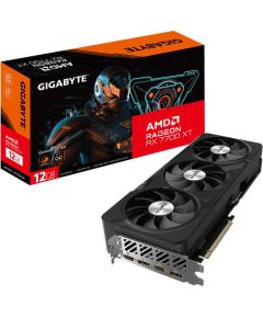 Graphics Card GIGABYTE AMD Radeon RX 7700 XT 12 GB GDDR6 192 bit PCIE 4.0 16x 2xHDMI 2xDisplayPort GV-R77XTGAMINGOC-12GD