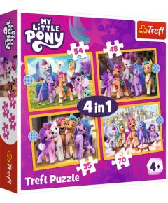 TREFL MY LITTLE PONY Комплект пазлов 4в1 Мой маленький пони