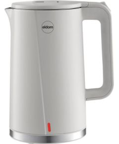 ELDOM NEEV kettle, capacity 1.7 l, power 2200 W, steel center, gray