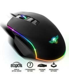 Spirit Of Gamer PRO-M1 RGB Optical Gaming Mouse Black