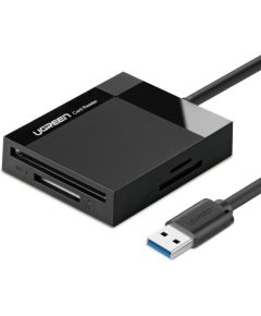 Card reader UGREEN CR125 4-in-1 USB 3.0 0.5m (black)