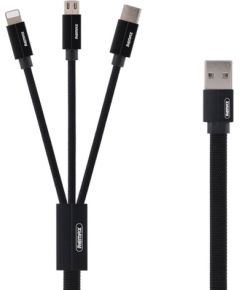 Cable USB 3in1 Remax Kerolla, 2m (black)