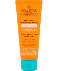 Collistar Special Perfect Tan / Active Protection Sun Cream 100ml SPF50+