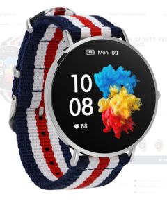 Garett Smartwatch Verona Silver Marina Умные часы AMOLED / Bluetooth 5.1 / IP67 / GPS / SMS