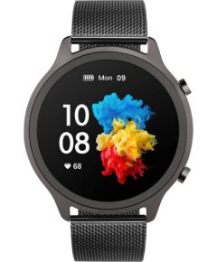 Garett Smartwatch Garett Veronica Black Steel Sieviešu viedpulkstenis IPS / Bluetooth 5.1 / IP67 / GPS / SMS