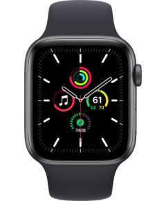 Apple Watch Series SE 44mm Aluminium GPS+Cellular - Space Gray (Atjaunināts, stāvoklis Ļoti labi)