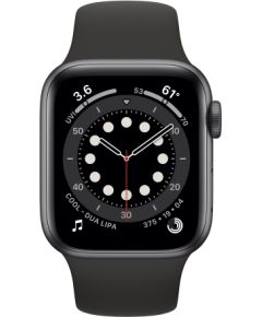 Apple Watch Series 6 40mm Aluminium GPS+Cellular - Space Gray (Atjaunināts, stāvoklis Ļoti labi)