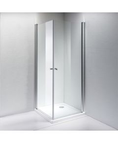 Dušas stūris Vento Napoli 90*90*195 kvadrāts, stikls 6mm Easy Clean, bez paliktņa