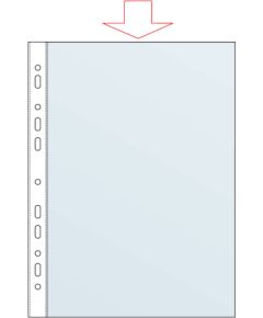 Kabata dokumentiem FORPUS A4 matēta, 42 mic, 100 gab./iepak. ( Iepak. x 5 )