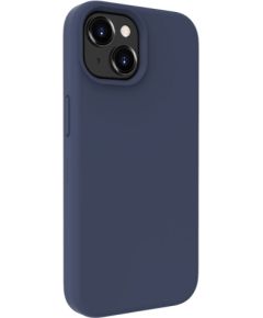 Evelatus iPhone 15 Premium Magsafe Soft Touch Silicone Case Apple Midnight Blue