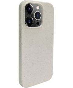 iLike iPhone 14 Pro Max Silicone plastic case Eco Print Design Apple White
