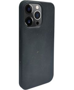 iLike iPhone 14 Pro Max Silicone plastic case Eco Print Design Apple Black