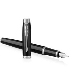 Parker IM fountain pen Cartridge filling system Black, Chrome 1 pc(s)