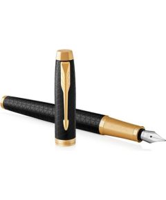 Parker IM fountain pen Cartridge filling system Black, Gold 1 pc(s)