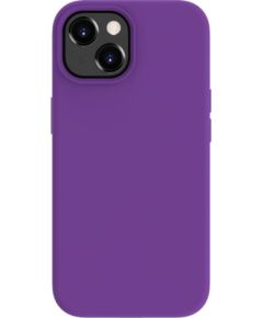 Evelatus iPhone 15 Premium Magsafe Soft Touch Silicone Case Apple Deep Purple