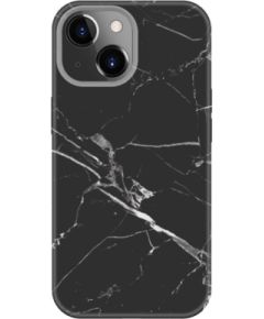Evelatus iPhone 15 Premium Silicone case Customized Print Apple Black