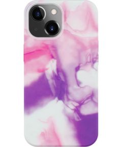 Evelatus iPhone 15 Premium Silicone case Customized Print Apple Purple