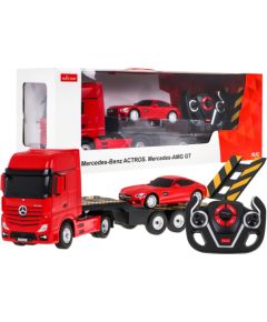 Tālvadības pults vadāms Mercedes Benz Actros ar puspiekabi, 1:26, Mercedes Benz AMG GT, 1:24