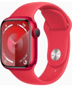 Apple Watch Series 9 GPS 41mm (PRODUCT)RED Aluminium Case with (PRODUCT)RED Sport Band - S/M