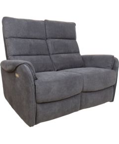 Sofa BOWERS 2-seater electric recliner, grey