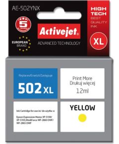 Activejet AE-502YNX ink (replacement for Epson 502XL W44010; Supreme; 12 ml; yellow)