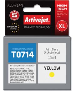 Activejet AEB-714 ink (replacement for Epson T0714, T0894; Supreme; 15 ml; yellow)