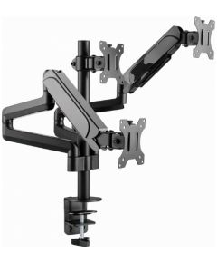 Monitora stiprinājums Gembird Desk Mounted Adjustable Mounting Arm for 3 Monitors