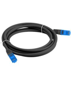 LANBERG PATCHCORD S/FTP CAT.6A 1M BLACK LSZH