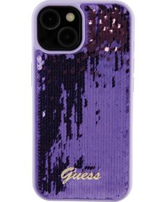 Guess HC Sequin Script Metal Case Защитный Чехол для Apple iPhone 15 Pro Max