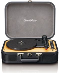 Vinyl record player in a suitcase Lenco TT116BK, black