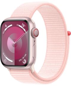 Apple Watch 9 GPS + Cellular 41mm Sport Loop, pink (MRJ13ET/A)