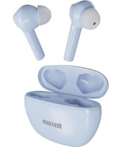 Maxell Dynamic+ wireless headphones with charging case Bluetooth blue