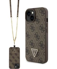 Guess Crossbody 4G Metal Logo Back Case Защитный Чехол для Apple iPhone 15 Plus