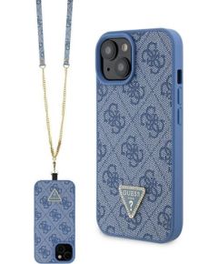 Guess Crossbody 4G Metal Logo Back Case Aizsargapvalks Priekš Apple iPhone 15