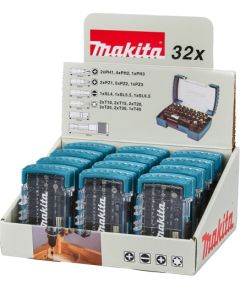 Skrūvgriežu uzgaļu komplekts Makita D-74762-12; 384 gab.