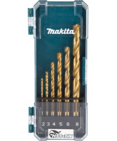 Urbju komplekts Makita D-72833; 2-8 mm; 6 gab.