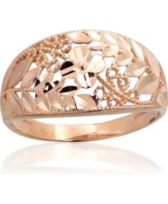 Золотое кольцо #1101019(Au-R), Красное Золото 585°, Размер: 18.5, 2.16 гр.