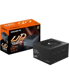 Power Supply GIGABYTE 750 Watts Efficiency 80 PLUS GOLD PFC Active MTBF 100000 hours GP-UD750GMPG5