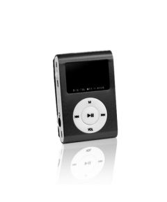 Setty MP3 Супер компактный проигрыватель с LCD экраном / FM Радио и слотом карты памяти microSD + Наушники Черный
