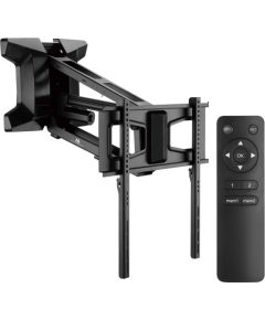 Maclean MC-891 Electric TV Wall Mount Bracket with Remote Control Height Adjustment 37'' - 70" max. VESA 600x400 up to 35kg Above Fireplace Mount Sturdy