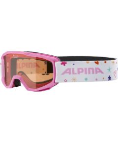 Alpina Junior Piney Rose-Rose Winter Sports Goggles Pink Unisex