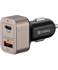 Sandberg 441-43 Car Charger 1xQC3.0+1xUSBC 24W