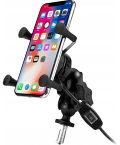 MOTORBIKE PHONE HOLDER FREEDCONN MC7W WITH INDUCTIVE CHARGER