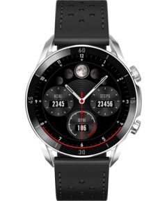 Garett Smartwatch V10 Leather / AMOLED / Bluetooth / IP68 / Backlit display / Sports modes Умные часы