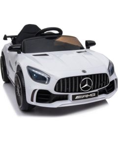 Mercedes GT R akumulatora automobilis, balts