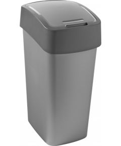 Curver Atkritumu spainis Flip Bin 50L sudraba/pelēks