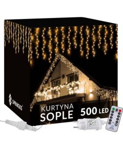 Ziemassvētku lampiņas Springos + tālvadības pults Springos CL0305 300 Led