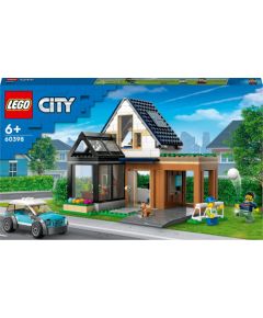 LEGO City 60398 Family House and Electric Car Ģimenes māja un elektroauto